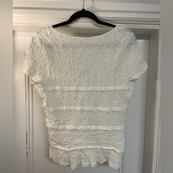 Free people white v-neck women’s shirt - size XL - Picture 2 of 3